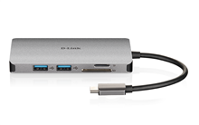 هاب 8 پورت USB-C دی-لینک مدل DUB-M810